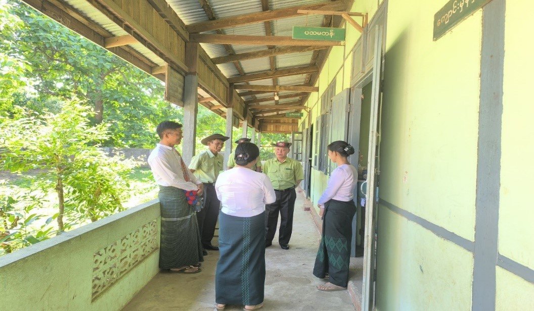 ရှမ်းပြည်နယ်၊ မိုင်းတုံခရိုင်၊ မိုင်းတုံမြို့၊ နောင်ပါရင်ရပ်ကွက်၊ အ.ထ.က(မိုင်းတုံ)စာသင်ကျောင်းတွင်  စာသင်ကြားနေမှု အခြေအနေများနှင့် ကျောင်းများဖွင့်လှစ်နိုင်မှုအခြေအနေများအား ကြည့်ရှုစစ်ဆေး