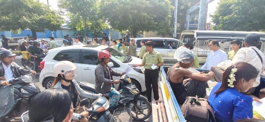 မန္တလေးတိုင်းဒေသကြီး၊ အောင်မြေသာစံခရိုင်၊ အောင်မြေသာစံမြို့နယ်အတွင်း၌ ၂၀၂၆-၂၀၂၇ ပညာသင်နှစ် ကျောင်းအပ်နှံရေးလှုပ်ရှားမှုလက်ကမ်းစာစောင်များ ဖြန့်ဝေ
