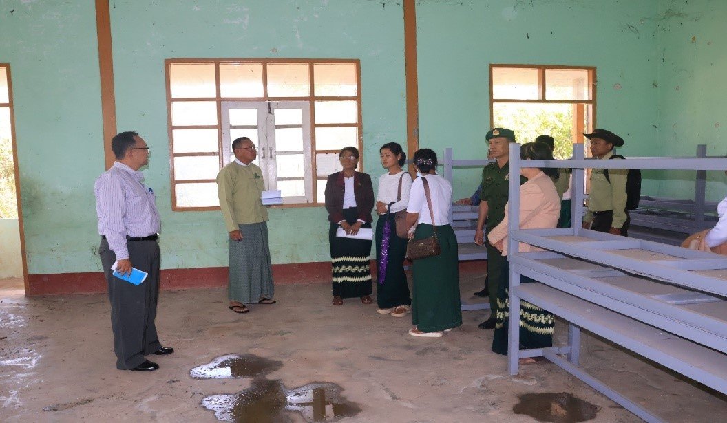 ကယားပြည်နယ်၊ လွိုင်ကော်ခရိုင်၊ လွိုင်ကော်မြို့၊ ကုန်းသာကျေးရွာရှိ အခြေခံပညာအလယ်တန်းကျောင်း ပြန်လည်ဖွင့်လှစ်နိုင်ရေးဆောင်ရွက်ထားရှိမှုအခြေအနေများအား ကြည့်ရှုစစ်ဆေး