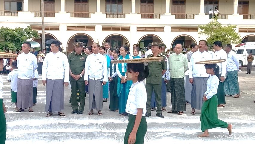 ပြည်ထောင်စုနယ်မြေ၊ နေပြည်တော်၊ ဇေယျာသီရိခရိုင်၊ ပုဗ္ဗသီရိမြို့နယ်၊ ရွာတော်ကျေးရွာ၊ အမှတ်(၃)အခြေခံ ပညာအထက်တန်းကျောင်း၌ ကျင်းပပြုလုပ်သည့် “စာဖတ်ရှိန်မြှင့်တင်ရေးပွဲတော်”သို့ တက်ရောက်